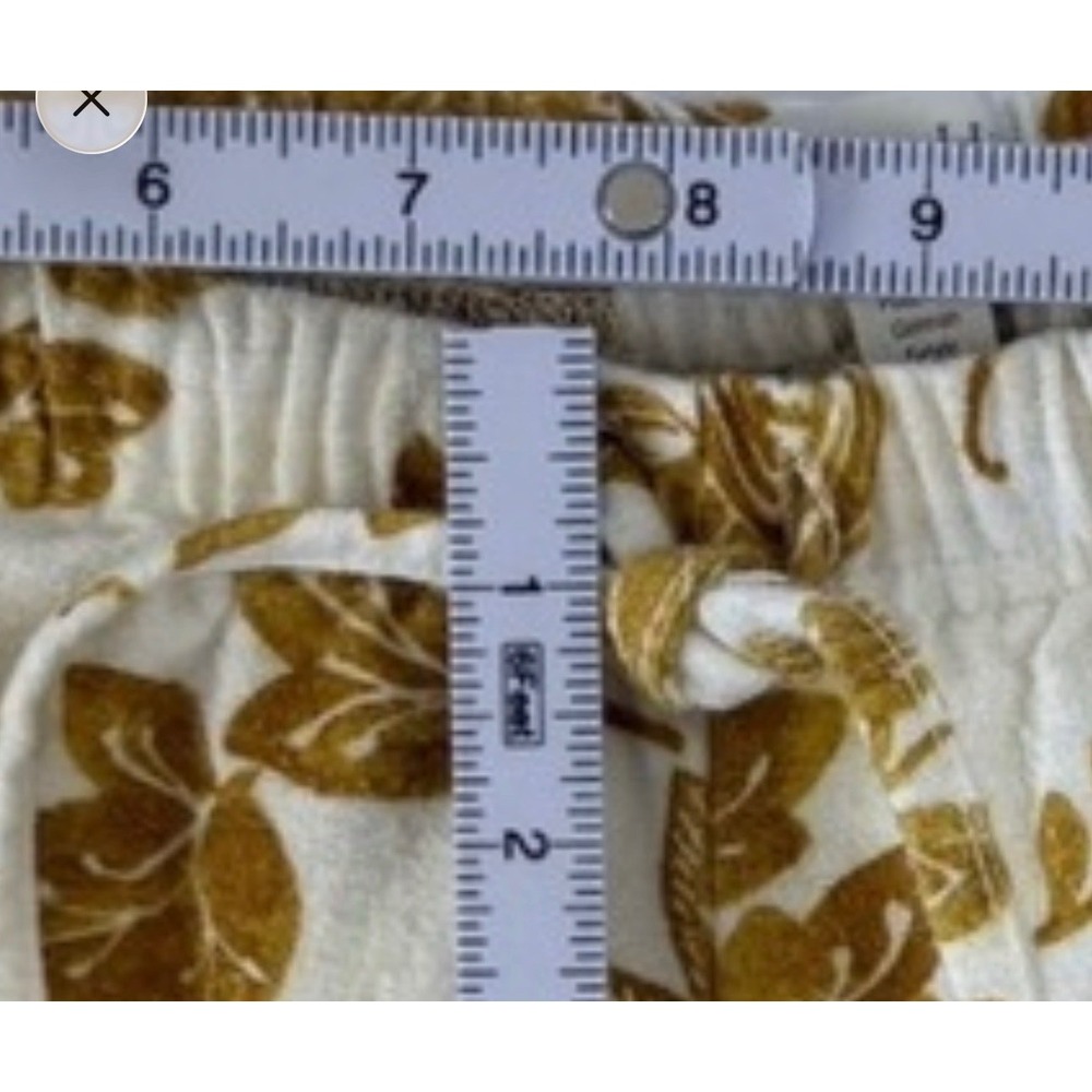 Garnet Hill Organic Cotton Floral Bird Flannel Pajama Pants Size XL Cottagecore - Picture 6 of 8